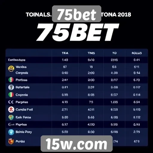 Como 75bet se compara a concorrentes no setor