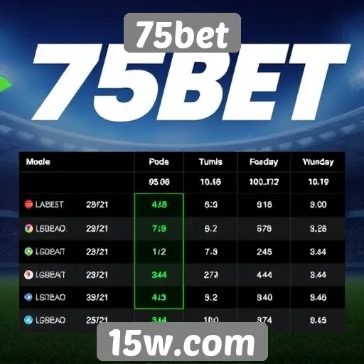 Comparativo de odds no 75bet em apostas esportivas