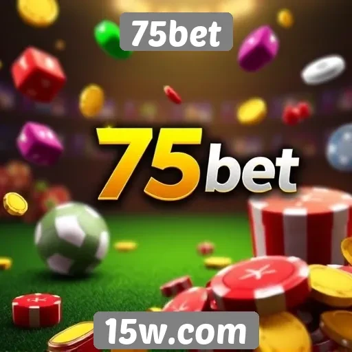 Variedade de jogos disponíveis no site 75bet é destacada